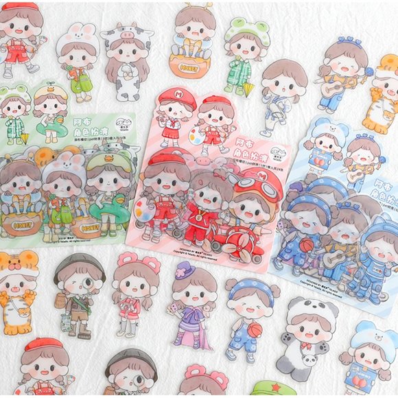 Telado Cosplay Girl Waterproof Sticker Pack - Picture 6 of 10